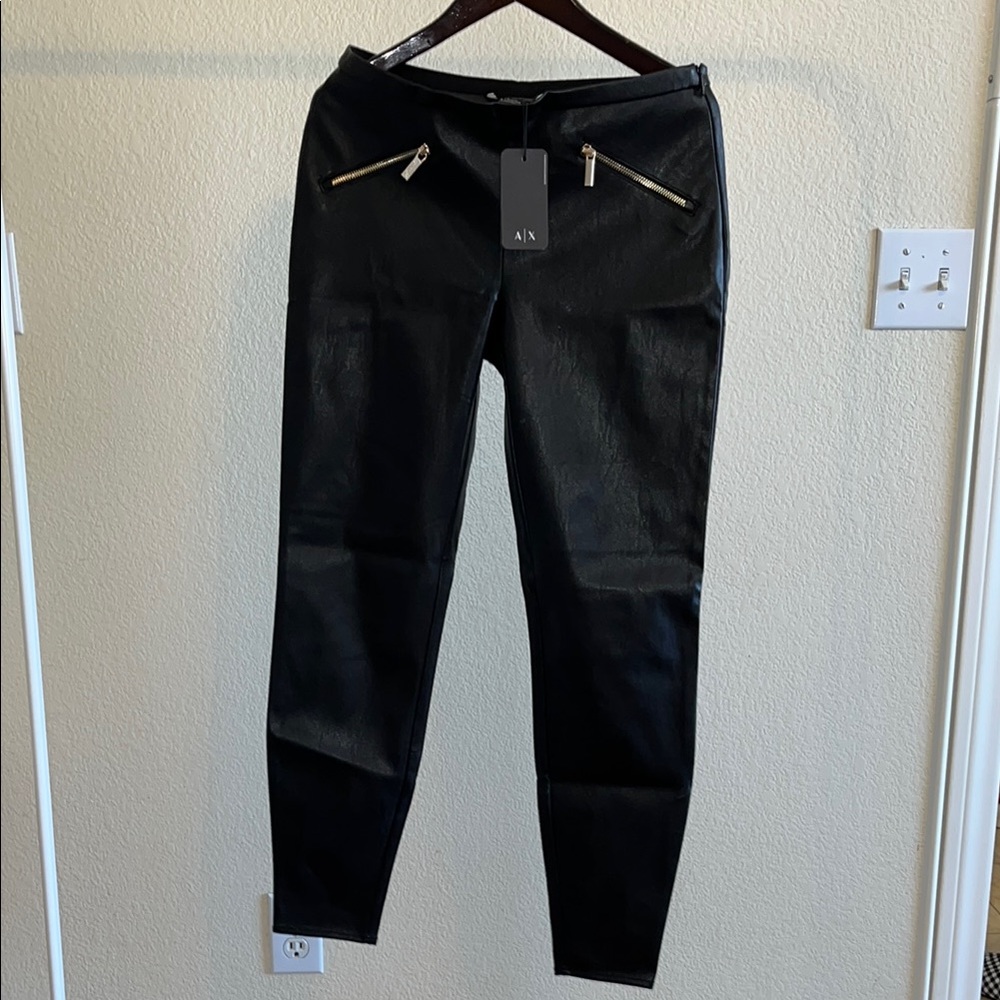 A/X Armani Exchange Black Ankle Pants